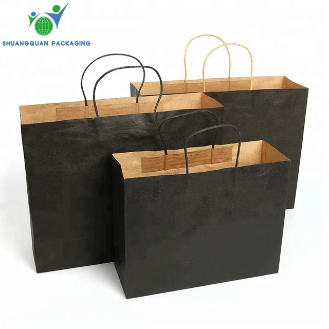 custom printing exquisite decorative kraft paper bag for