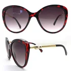 Custom OEM China Sun Glasses Big Frame Fashionable Sunglasses Retro Grain Sunglasses