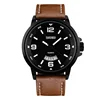 SKMEI 9115 Casual Men Genuine Leather Band Watch Japan Movement Quartz Brand Name watches