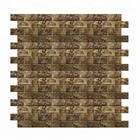 For Wall and Floor Decoration 3x6 brick with bevel marble natural stone mosaic tile