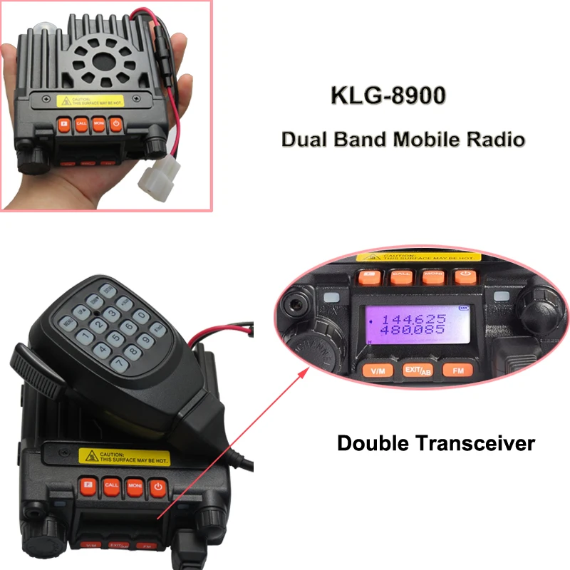 Mobile Radio UHF VHF Dual Band 136-174mhz 400-480mhz