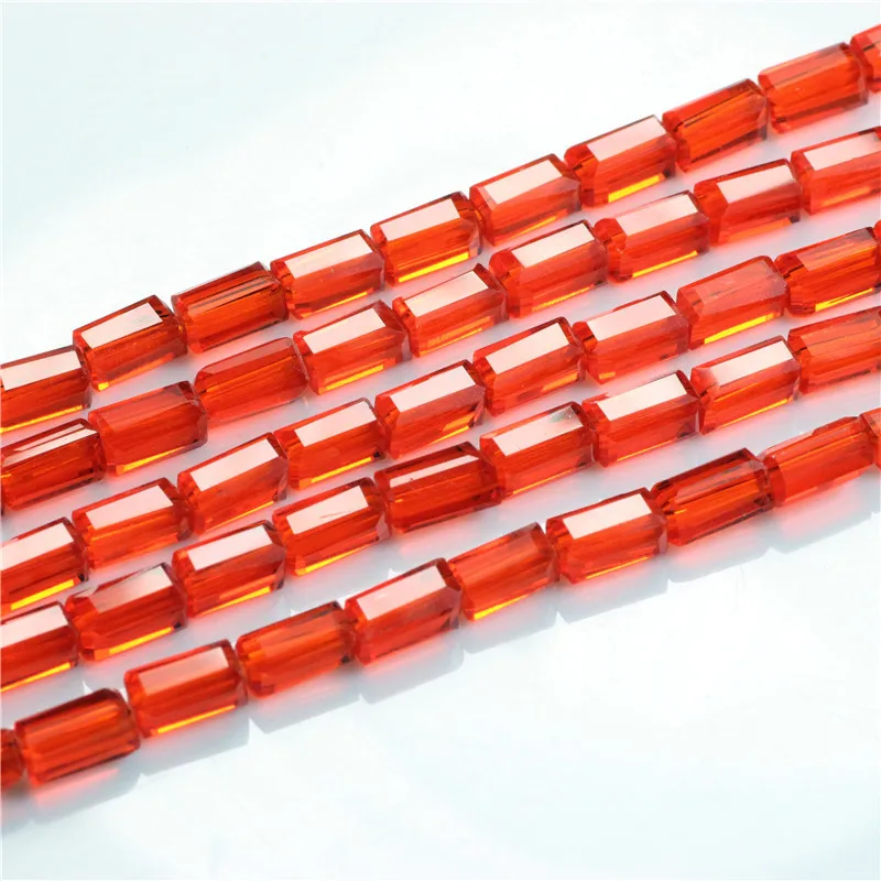 3*6MM Rectangular European Beads Blass ,Women Necklaces 2015 400Pcs/Lot Czech Glass Beads Charms for Bracelets Diy Jewelry