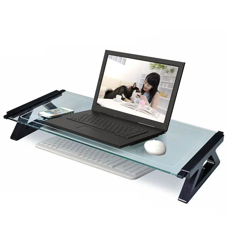 Tempered Glass Laptop Desk With Usb Hub Made In Shenzhen China