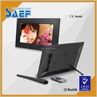 7 inch indoor digital photo frame 800*480 tft lcd advertising screen with motion sensor