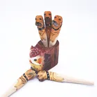 School supplies promotional novelty wooden ball pen