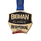 The highest quality gold medal products engraving body building medal