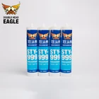 590ml High Performance Black Waterproof Construction Silicone Sealant Adhesive Glue for Glass Roof/Big Glass Sealing