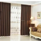 Manufacturer 100% polyester blackout fireproof curtain