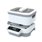 Skymen jewelry cleaner JP-1200 1.2L ultrasonic cleaning machine with polished stainless steel tank