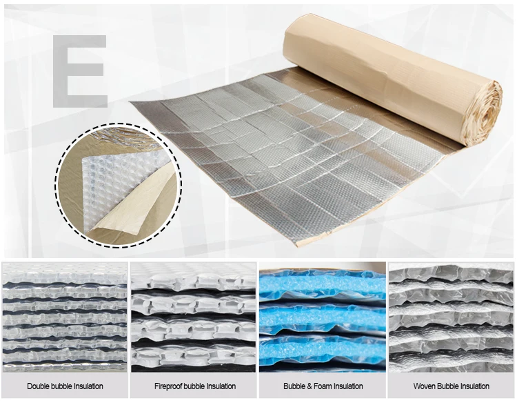 Fireproof Aluminum Foil Rigid Lowes Fire Resistant Heat Insulation