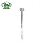Solar power ground screw helical piles anchors cost