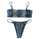 Woman Swimwear Sexy 2019 High Quality Swimsuit Bathing Suit Oem Reversible Brazilian Snake Bikini