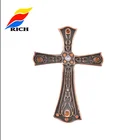 Hot sale decorative religious metal stand cross metal standing cross