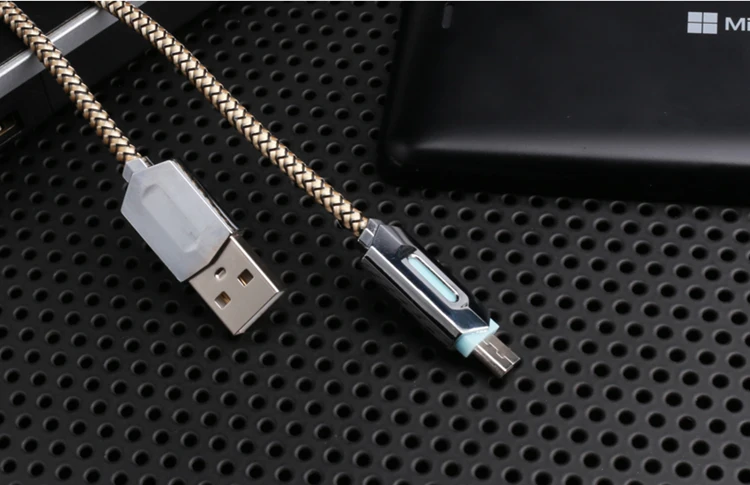 2A Smart IC Led usb cable charging cable for ios/android/type C - ANKUX.COM