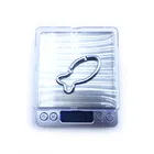 BAI TE Outdoor travel aluminum carabiner fish shaped key chain clip hook fitness equipment