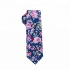 Wholesale Purple Hyacinth Casual Cotton Mens Cotton Tie