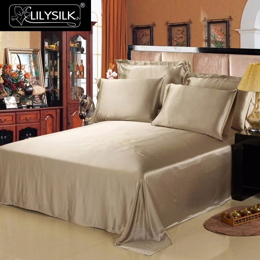 1000-taupe-19-momme-seamless-silk-flat-sheets