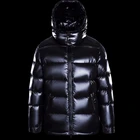 Fashion goose feather down coat shiny bubble jacket men