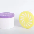 Freshener 100G Empty Solid Plastic Gel Air Freshener Container