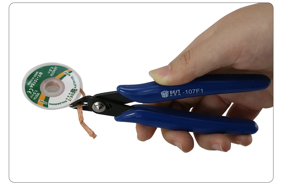 BEST-107F1 Wire Cable Plastic Cutter Side Cutting Pliers