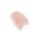 Crystal Hair Combs Wholesale Natural Hand Made Clear Quartz and Rose Quartz Crystal Hair Combs for healing