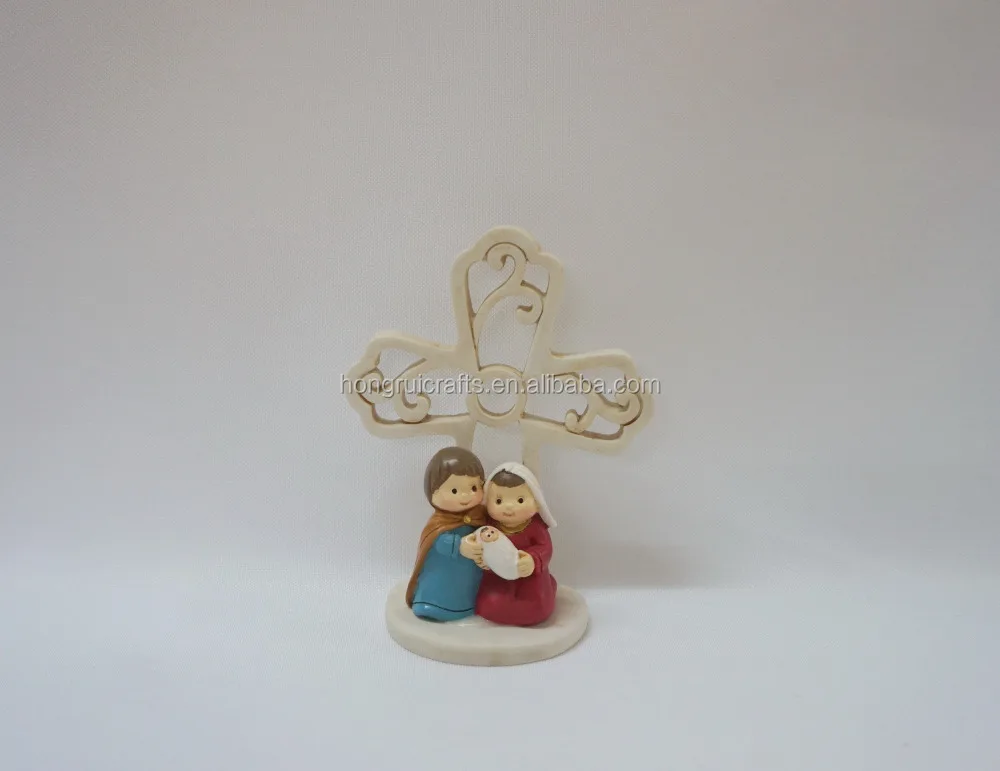 polyresin gift - religious crib