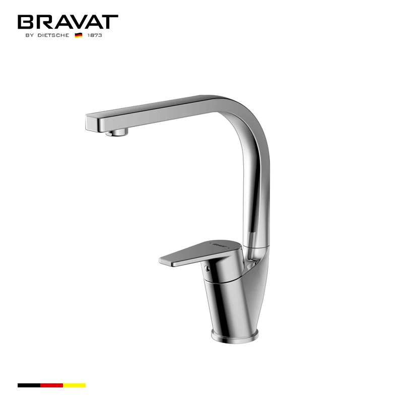 Black Single Handle Brass Water Ridge Kitchen Sink Faucet F75299c