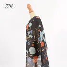 Hot sale floral soft fashion cotton linen tencel printed fabric for dress