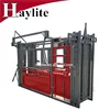 heavy duty galvanised steel cattle squeeze chute