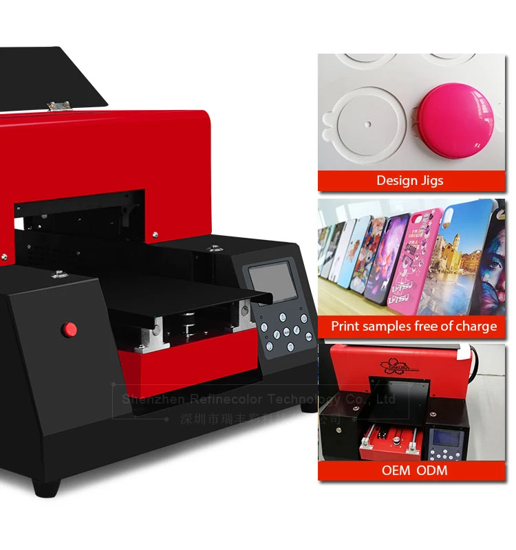 A4 UV Flatbed printer