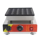 Electrical commercial Dutch Poffertjes mini pancake waffle maker baker machine making 100pcs