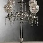 Candelabras Candelabra Tall Candelabras Crystal Tall 5 Arms Candelabras For Wedding Table Centerpieces