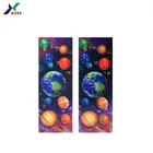 New Design 3d Hologram Bookmark Cartoon Bookmark 3d Lenticular Printing Oem