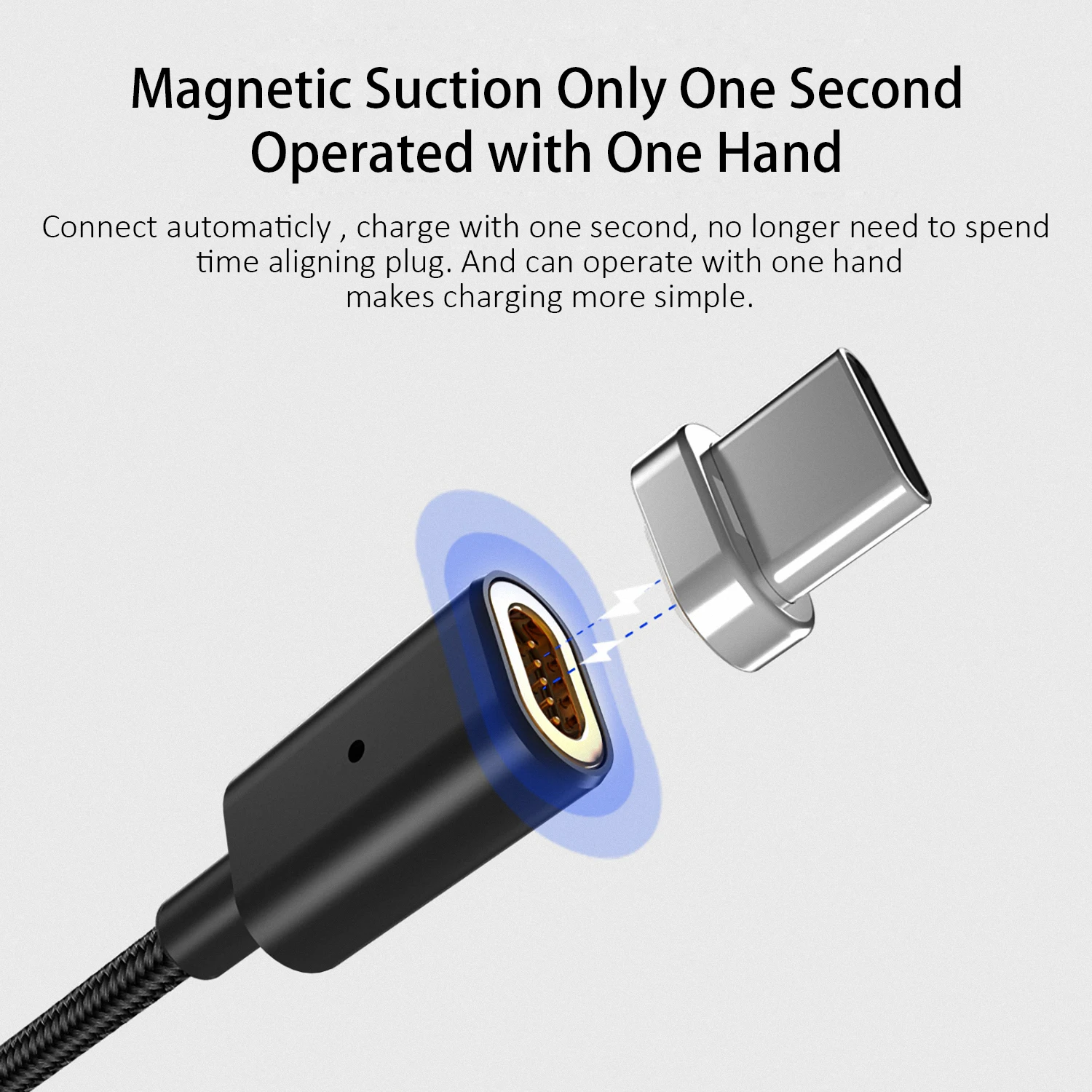 Top sales phone charging magnet type-c fast charger usb c cable magnetic charging cable - ANKUX.COM