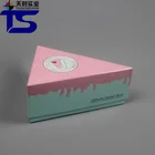 Strawberry cake box with high customization triangle many shapes with logo