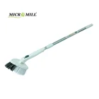 Multi-purpose triangle rotating head long handle telescopic kitchen cleaning brush bathroom floor corner brush