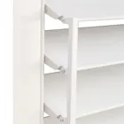 White Wooden Blades Removable Plantation Shutter Furniture