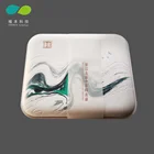Pulp molded paper tea box eco friendly packaging