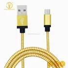 Braided nylon colorful USB Data Sync Charger Cable Cord for iPhone 5 6 7