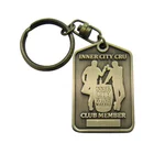 Fashion Design Merge Heart-Shaped Metal Souvenir Gift Key Chain