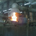 INDUSTRIAL 10Tons capacity YORK electric STEEL SCRAP melting INDUCTION FURNACE for steel scrap melting