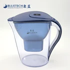 Household UF water filter system 3 stages 3L active carbon weak alkaline portable drinking water filter pitcher
