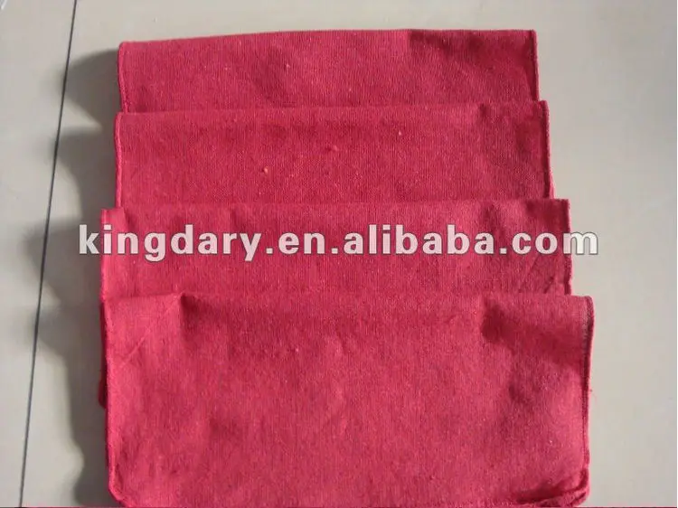 industrial shop rags / cleaning towels red large