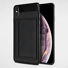 Cheap price PC PU leather magnetic card holder kickstand mobile phone protection cases for iphone 8 case
