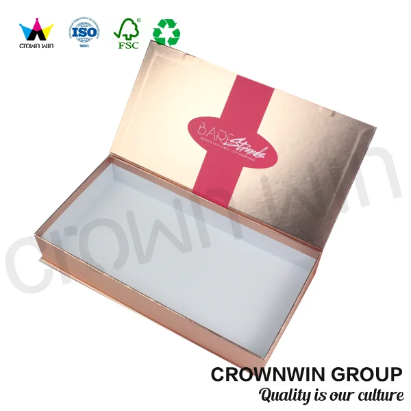 fancy rigid cardboard flowers packaging magnetic gift box