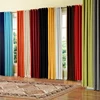 Modern Luxury Velvet Curtain Soft Fabric Rainbow Color Curtains Panel Draperies