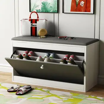One Door Shoe Rack With Seat Storage Shoe Stool Bench Design Shoe