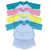 Fall kids clothing girls raglan top wholesale shirts organic cotton baby clothes