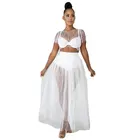 90515-MX37 sexy suits beaded summer white dresses for women
