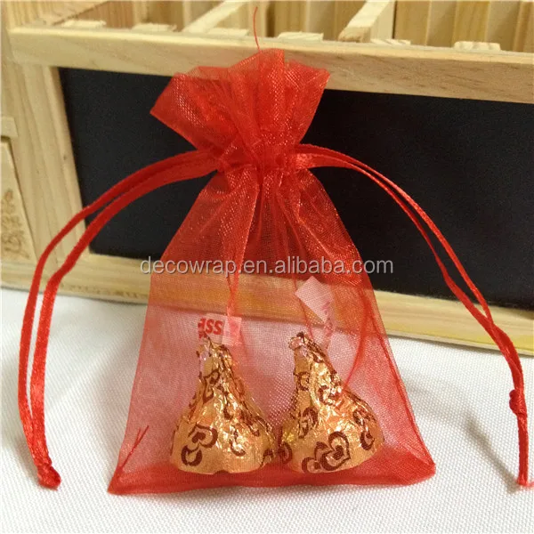 custom made satin organza bags pouches
